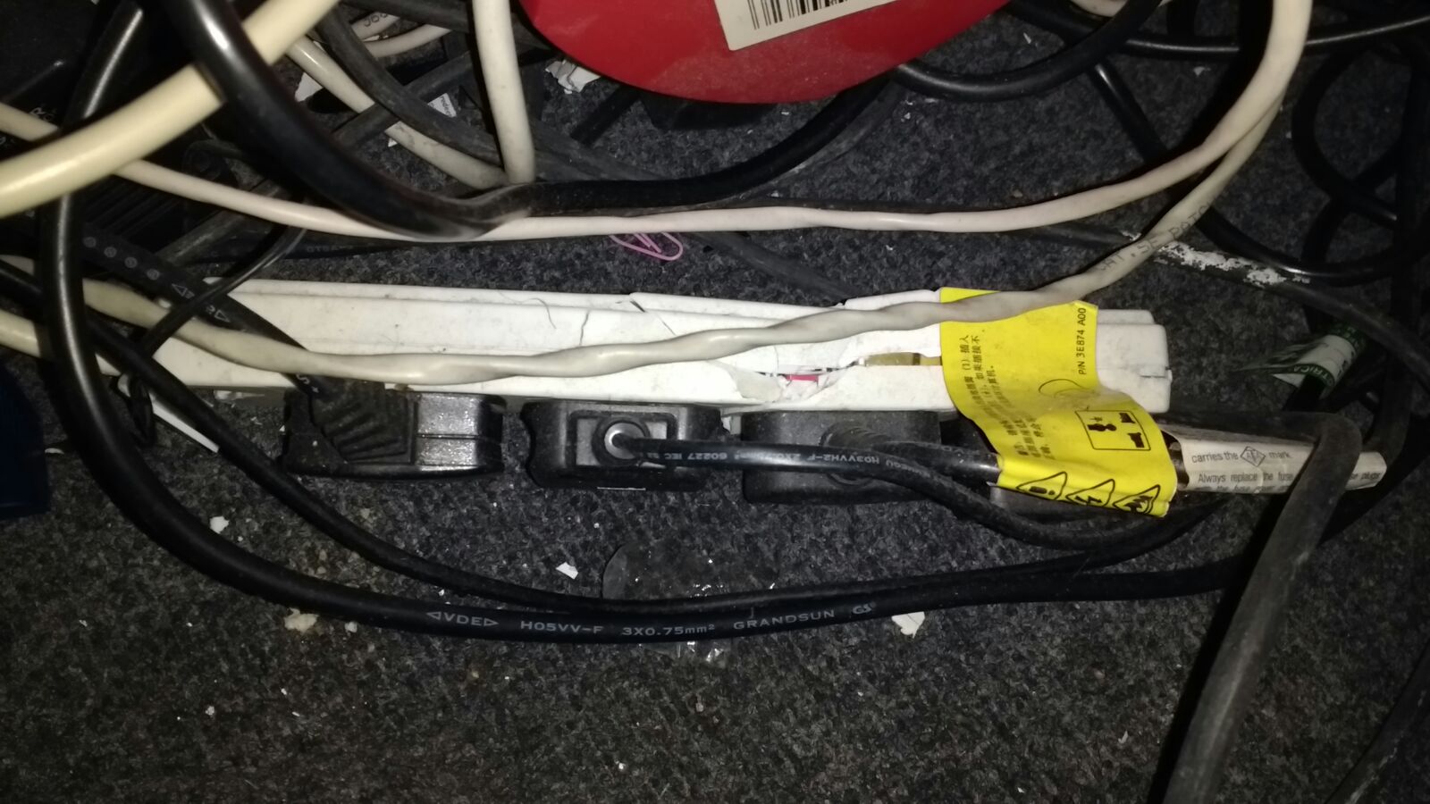 2017-11-02 18.00.42 Shattered live extension lead